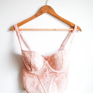 Rose Floral Lace Corset